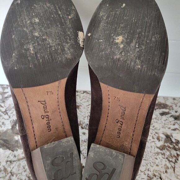 Paul Green Suede Ankle Boots size  7.5 - Picture 6 of 7